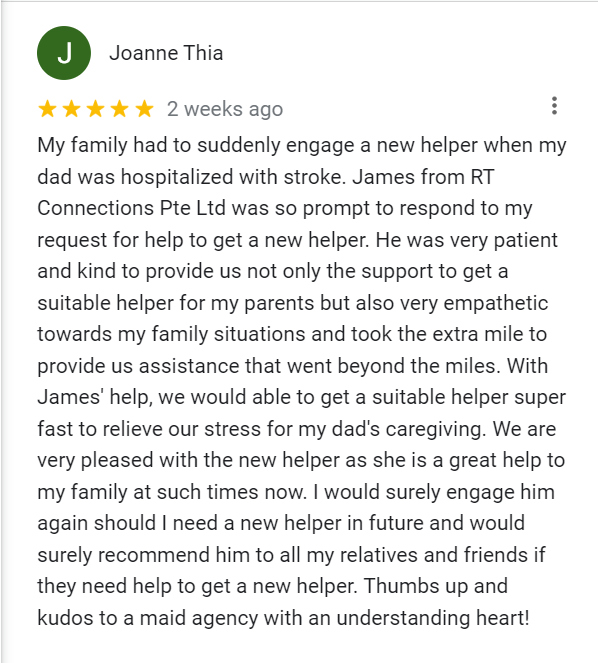 Joanne Thia_google review